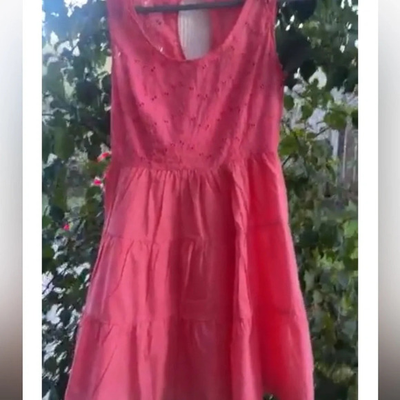 Bebop Midi Eyelet Tiered Dress size M - Picture 7 of 16